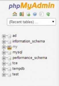 SelectDatabaseInPhpMyAdmin Select Database in phpMyAdmin