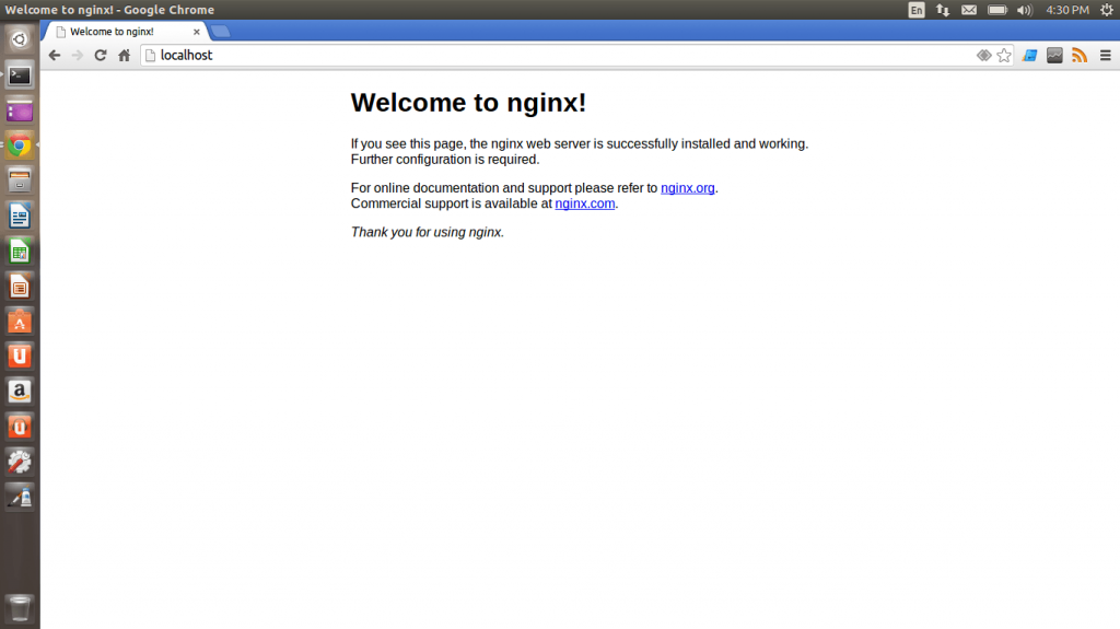 Installing WordPress on Nginx - Screenshot 4