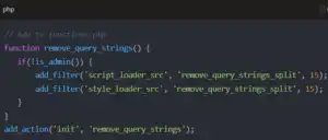 remove query strings code remove-query-strings-code