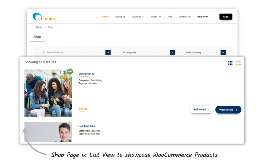 shop page in list view 1