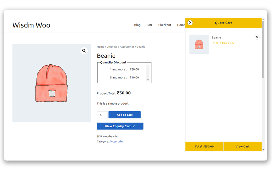 pep csp frontend 1 screenshot woocommerce request a quote, woocommerce product enquiry, price quotation plugin woocommerce