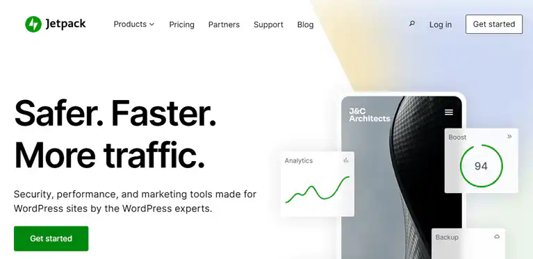 jetpack security provider for WordPress website