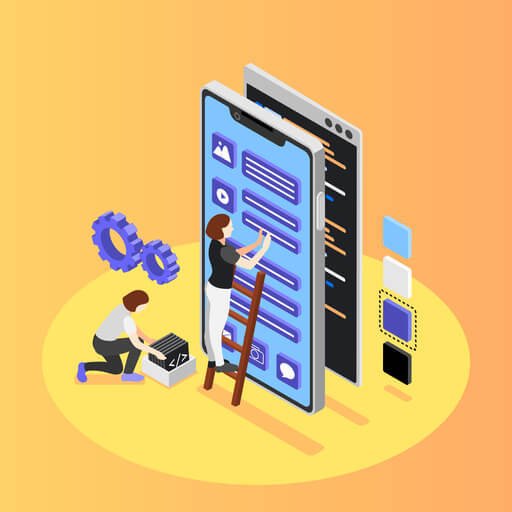 2112.i301.033.F.m004.c9.UI and UX designers concepts isometric background 1