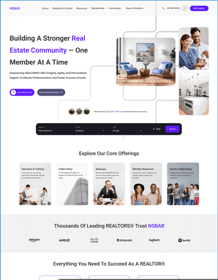 realestate home page