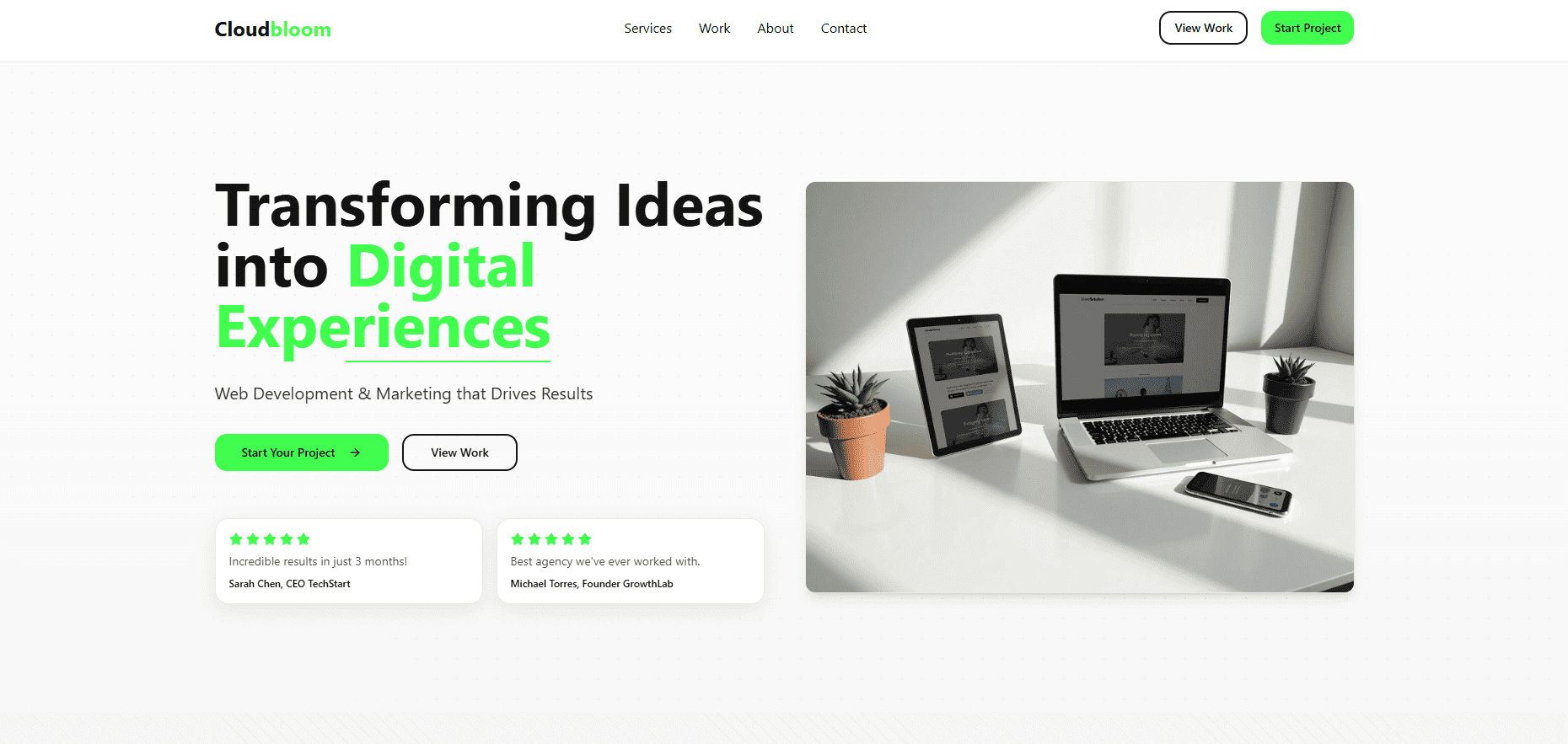 Screenshot cloudbloom