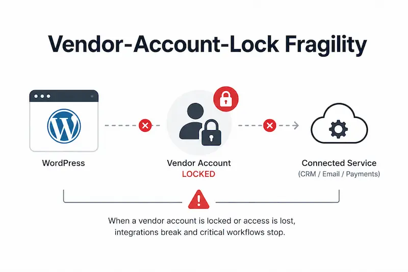 Vendor Account Lock Fragility