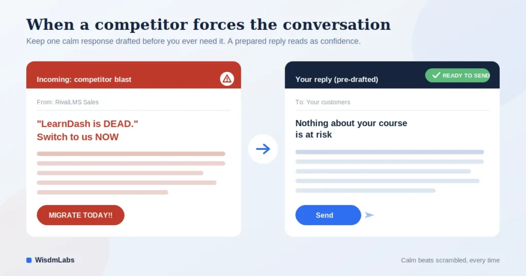 competitor forced response template competitor forced response template