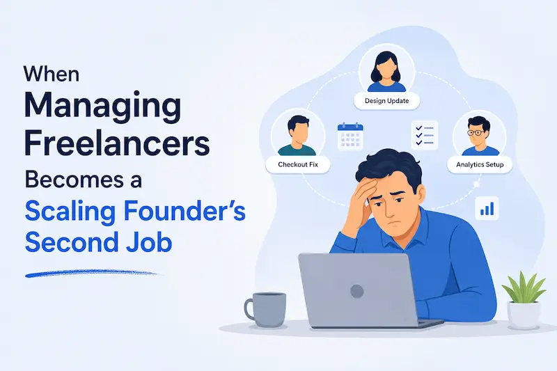 When Managing Freelancers Becomes a Scaling Founder's Second Job